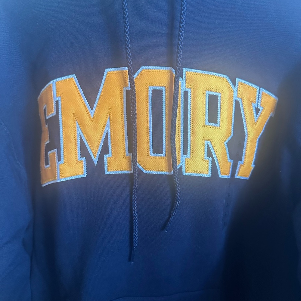 Champion Blue Collegiate Sweatshirt Hoodie - Picture 2 of 3